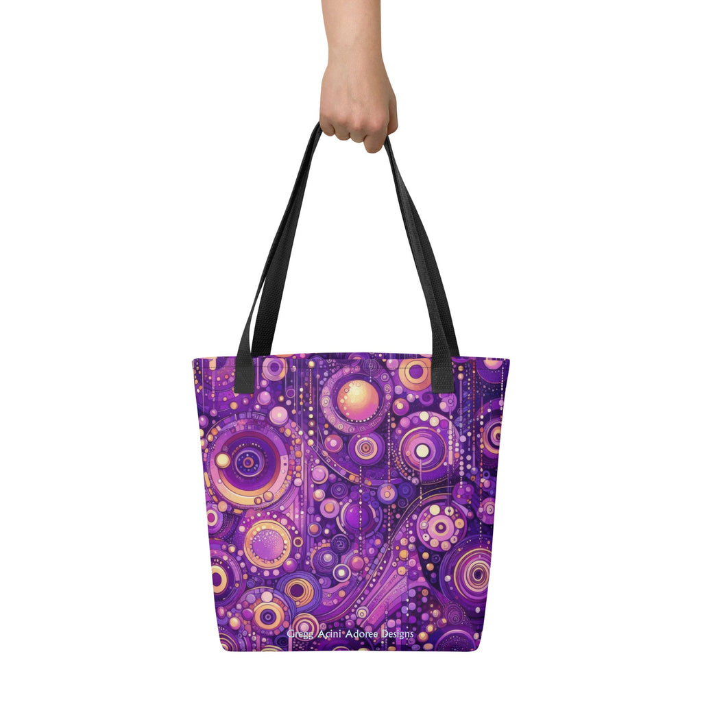 Purple Menagerie Tote bag - Gregg Acini Adoree Designs - Tote Bag