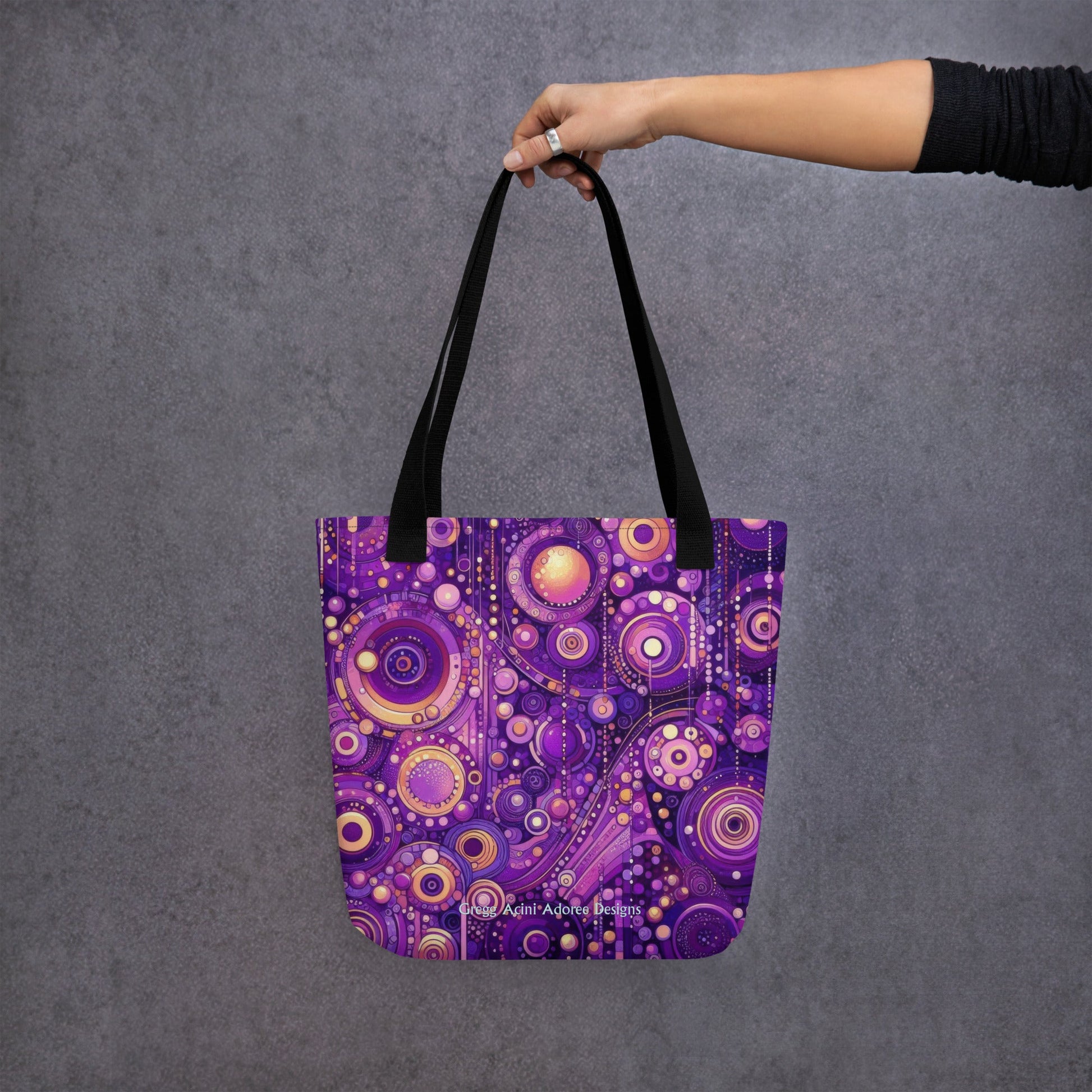 Purple Menagerie Tote bag - Gregg Acini Adoree Designs - Tote Bag
