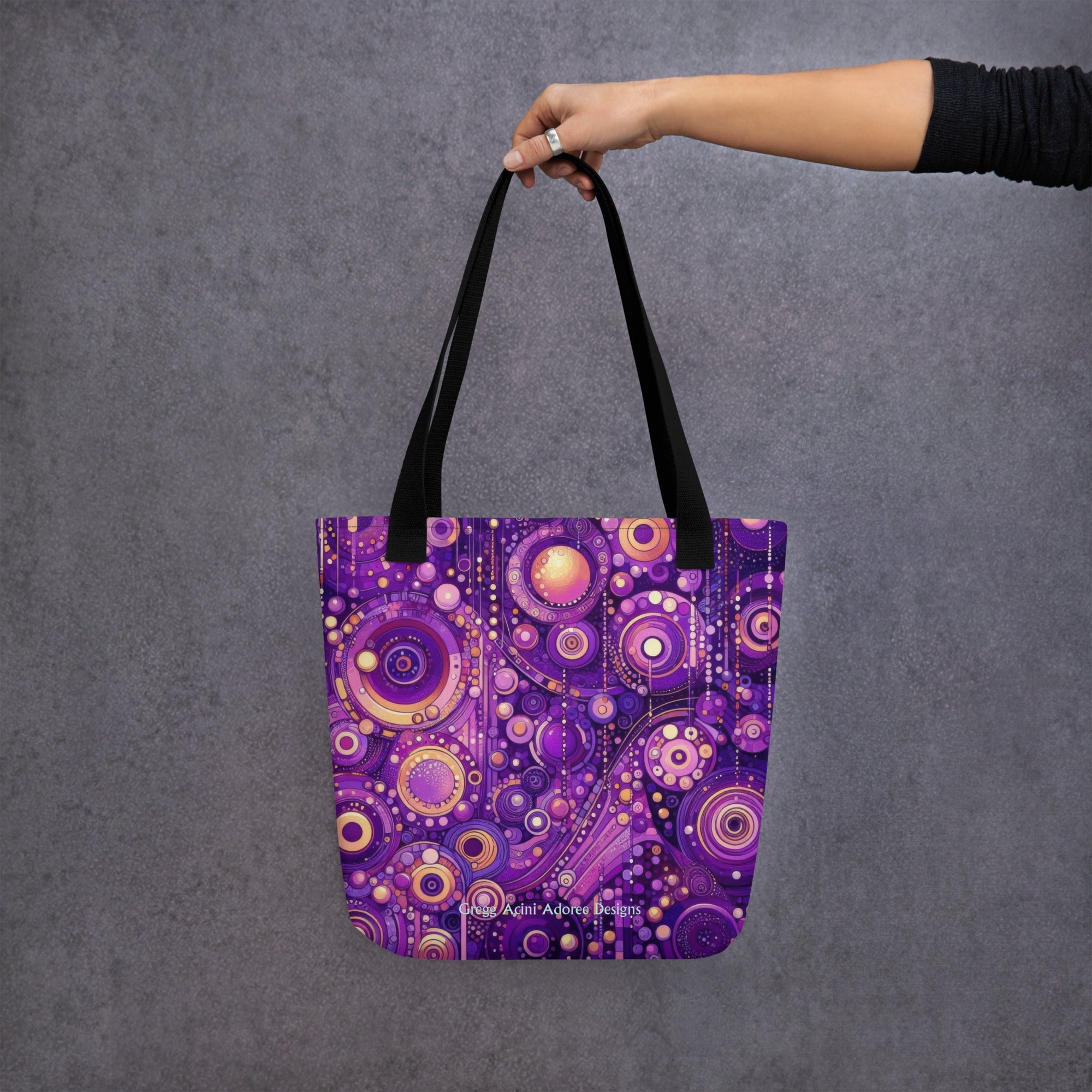 Purple Menagerie Tote bag - Gregg Acini Adoree Designs - Tote Bag