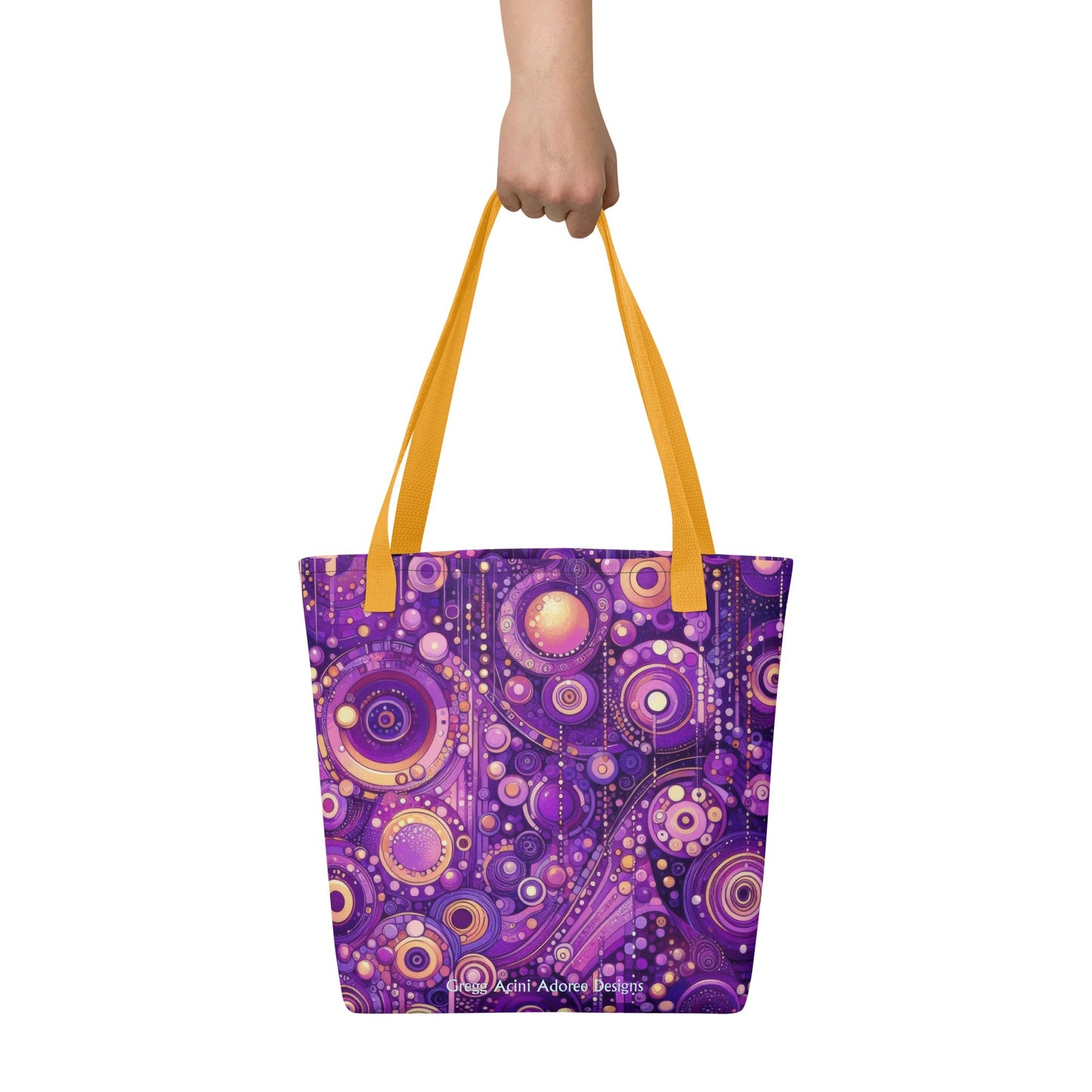 Purple Menagerie Tote bag - Gregg Acini Adoree Designs - Tote Bag