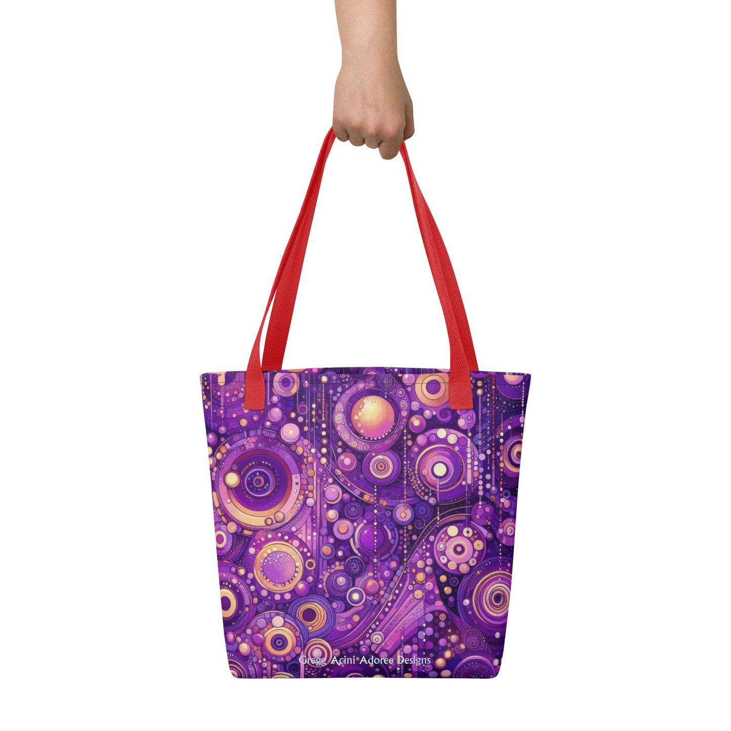 Purple Menagerie Tote bag - Gregg Acini Adoree Designs - Tote Bag