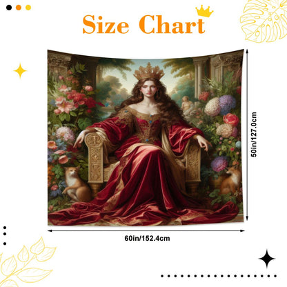 Queen 2 Lightweight Wall Tapestry (Fabric Wall Hanging - USA) - Gregg Acini Adoree Designs - Wall Coverings