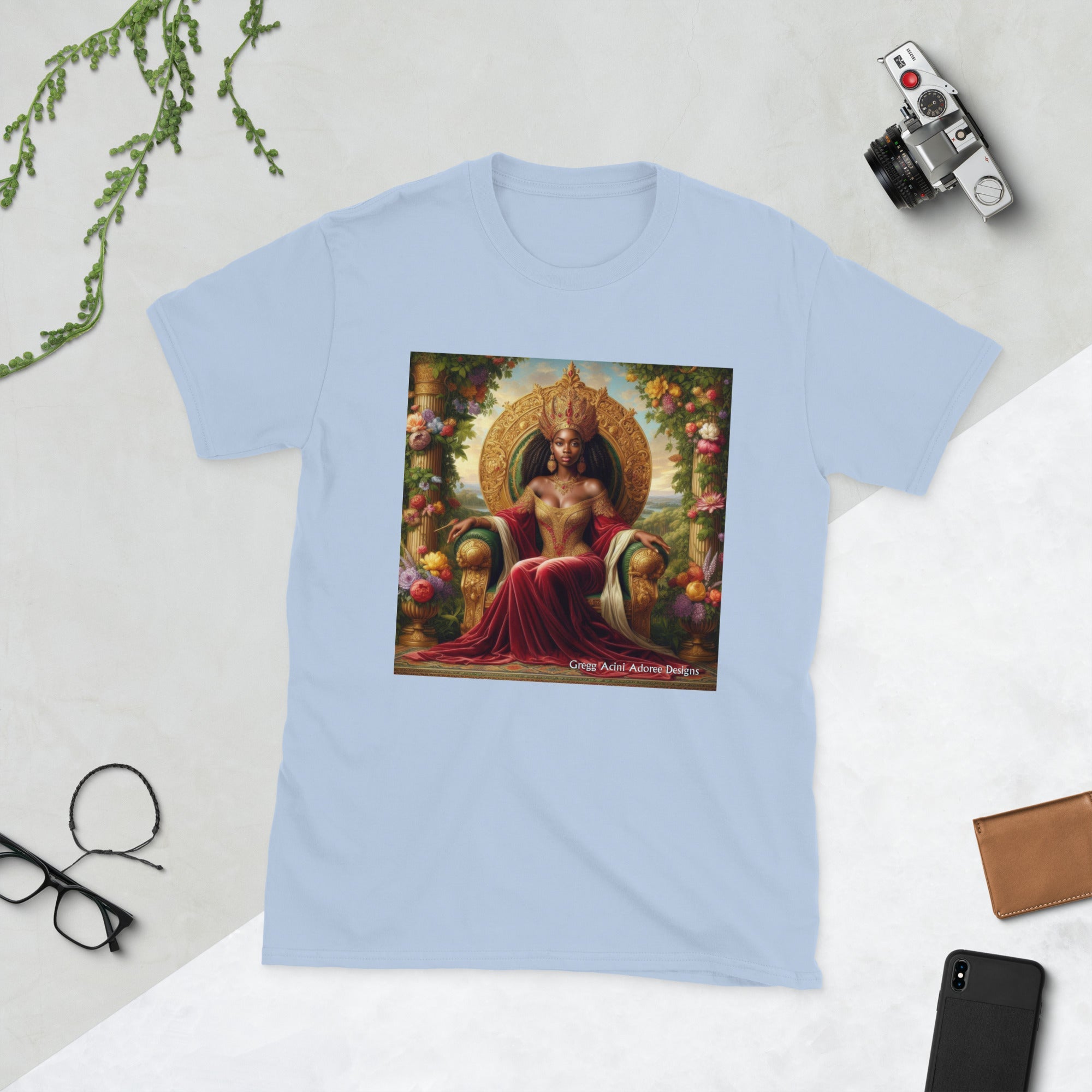 Queen1 Short - Sleeve Unisex T-Shirt - Gregg Acini Adoree Designs - Tee Shirt