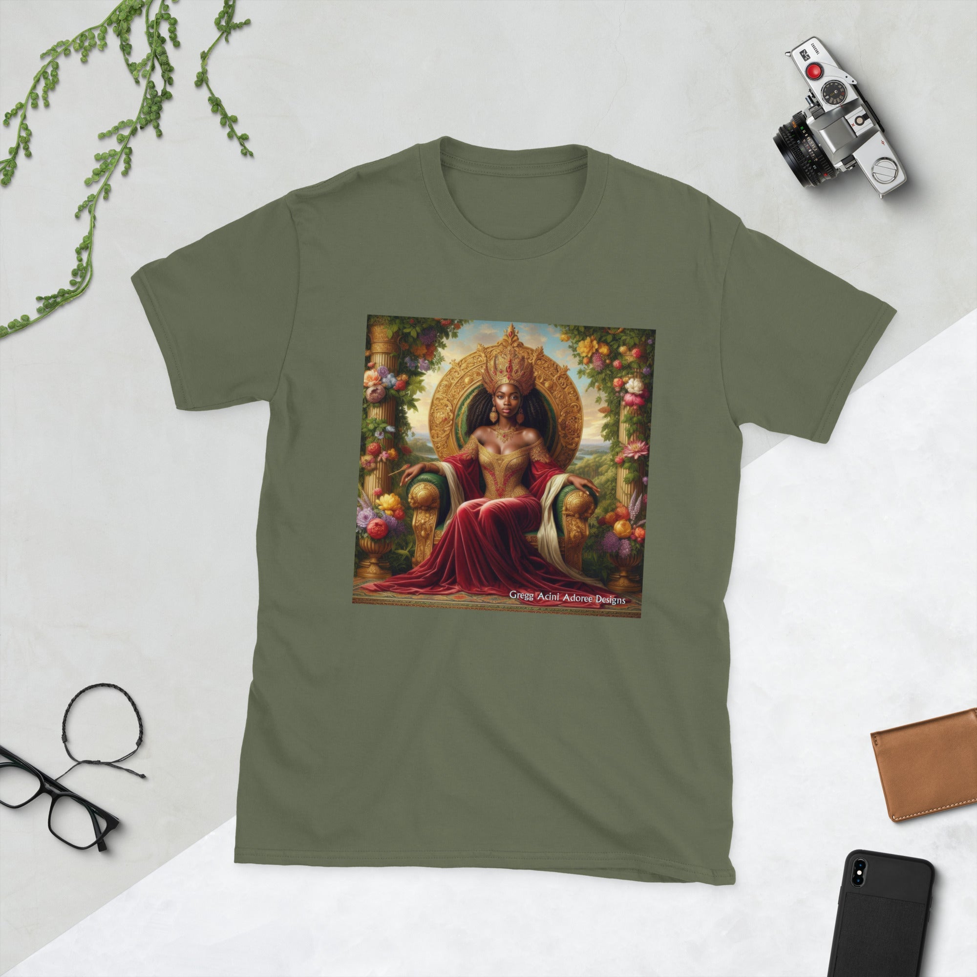 Queen1 Short - Sleeve Unisex T-Shirt - Gregg Acini Adoree Designs - Tee Shirt