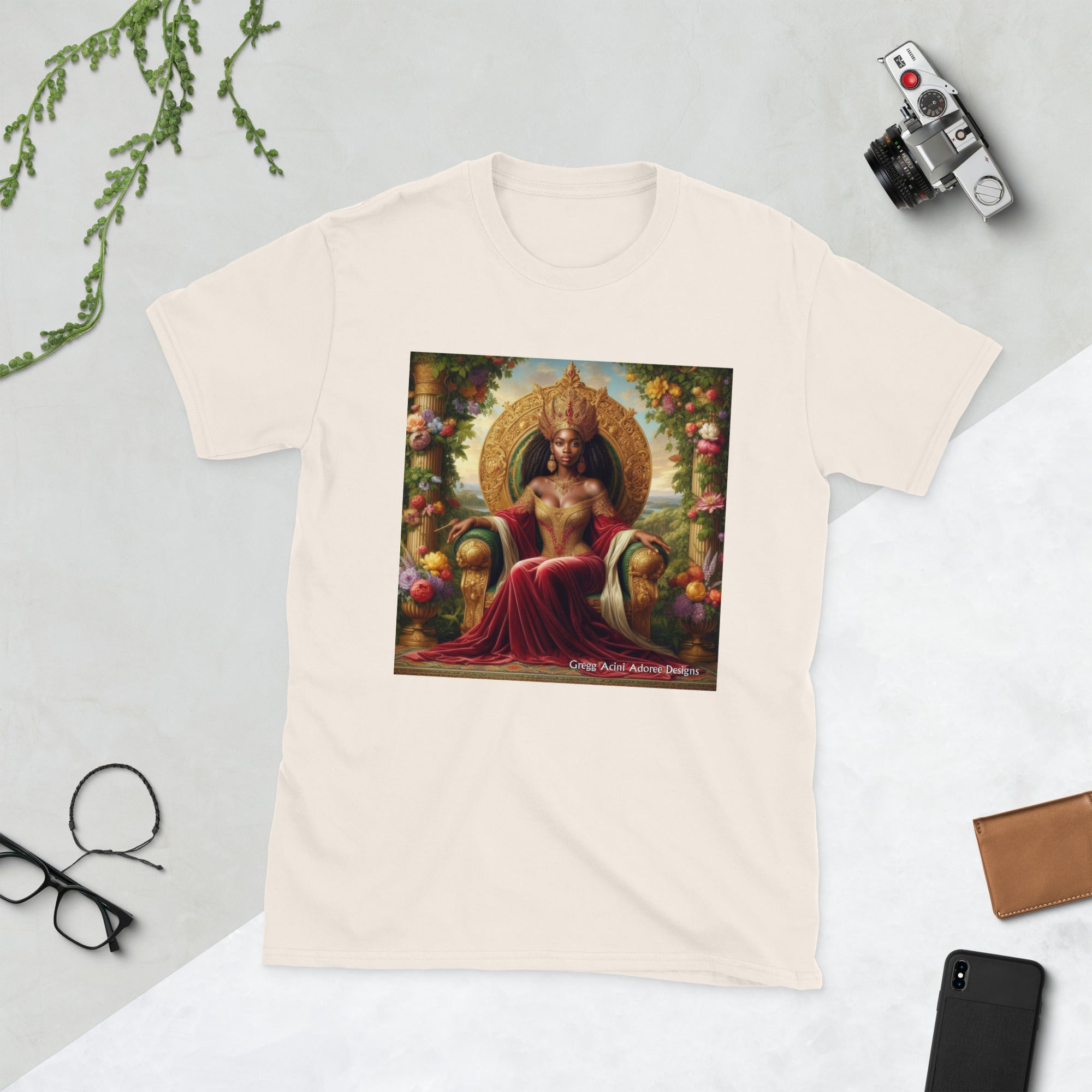 Queen1 Short - Sleeve Unisex T-Shirt - Gregg Acini Adoree Designs - Tee Shirt