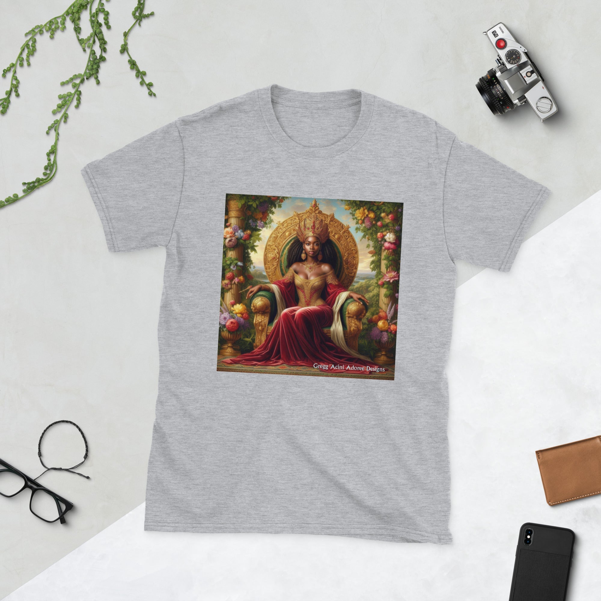 Queen1 Short - Sleeve Unisex T-Shirt - Gregg Acini Adoree Designs - Tee Shirt