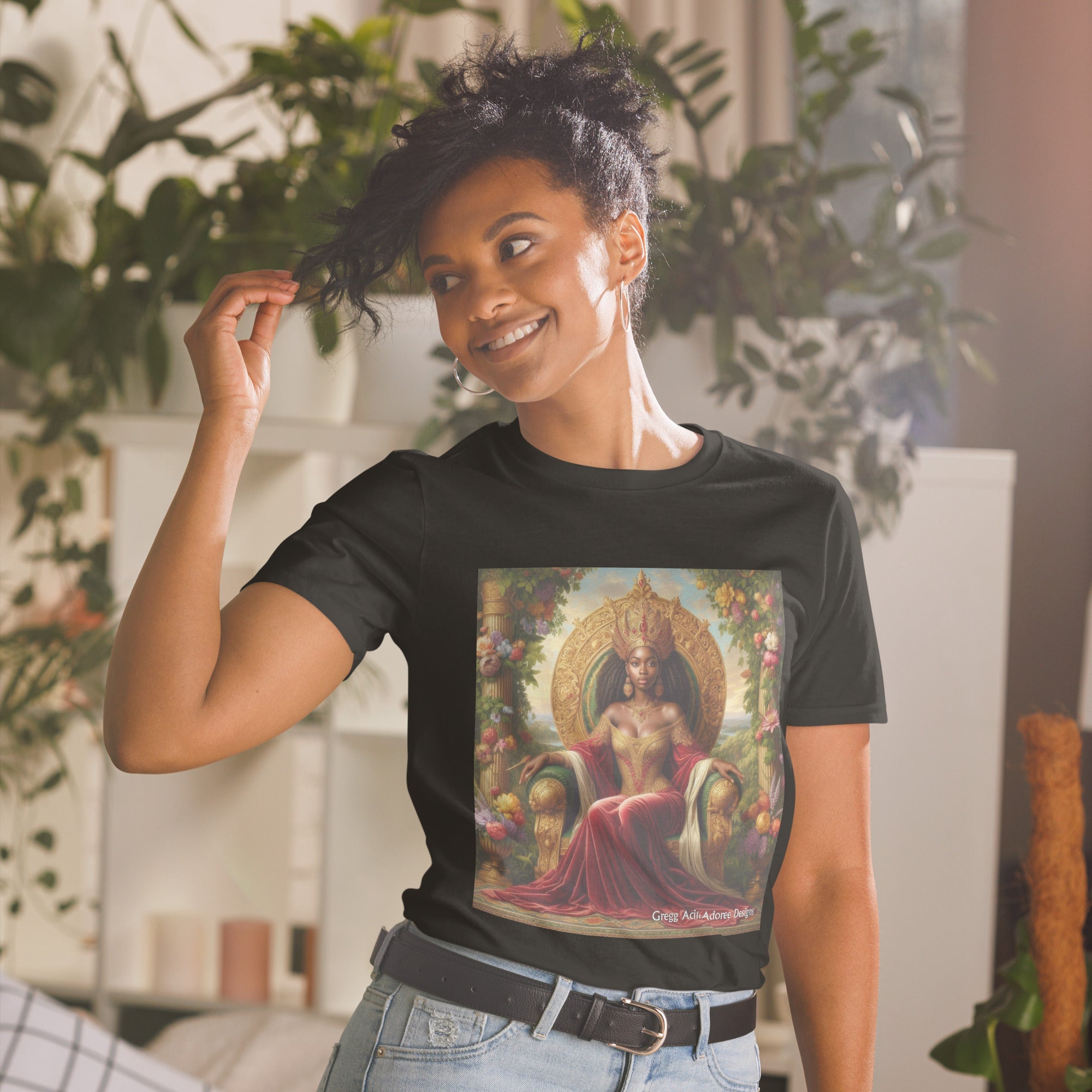 Queen1 Short - Sleeve Unisex T-Shirt - Gregg Acini Adoree Designs - Tee Shirt