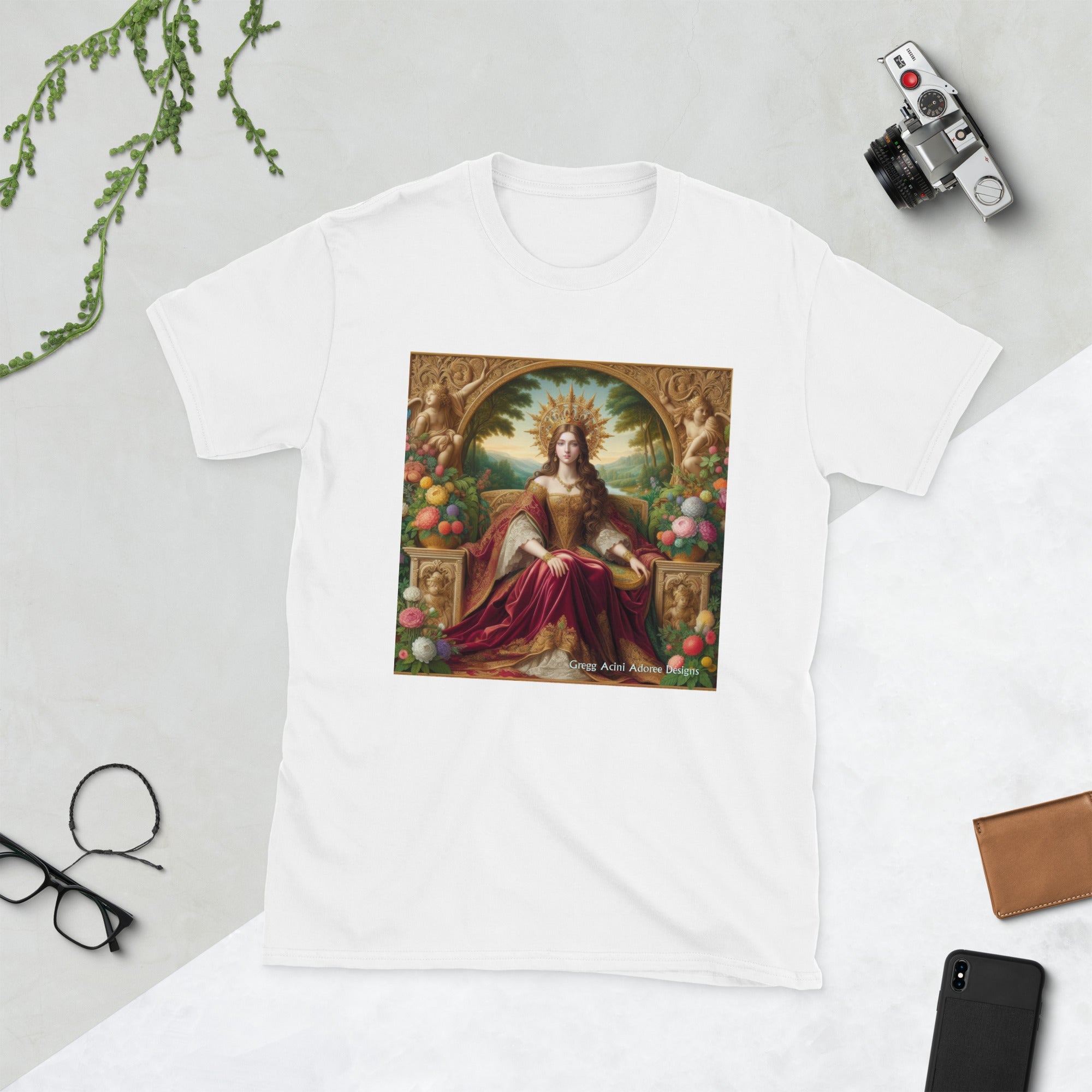 Queen2 Short - Sleeve Unisex T-Shirt - Gregg Acini Adoree Designs - Tee Shirt