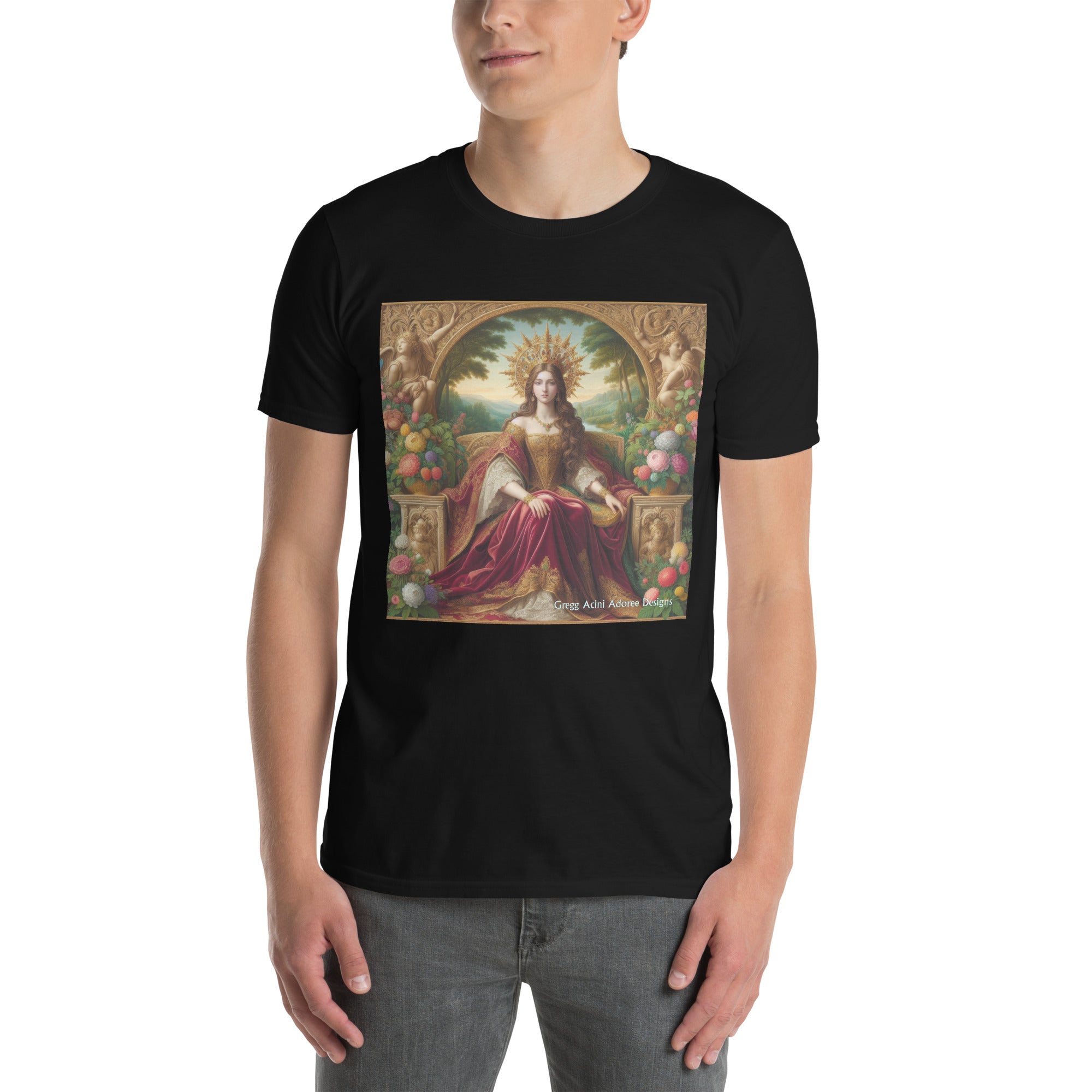 Queen2 Short - Sleeve Unisex T-Shirt - Gregg Acini Adoree Designs - Tee Shirt