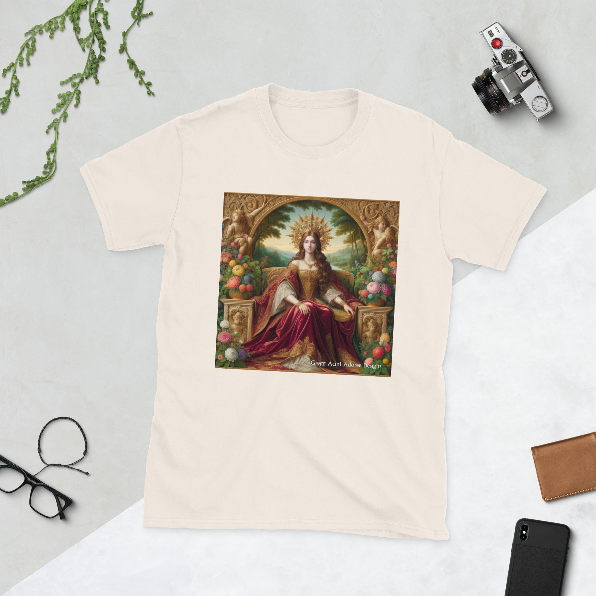 Queen2 Short - Sleeve Unisex T-Shirt - Gregg Acini Adoree Designs - Tee Shirt