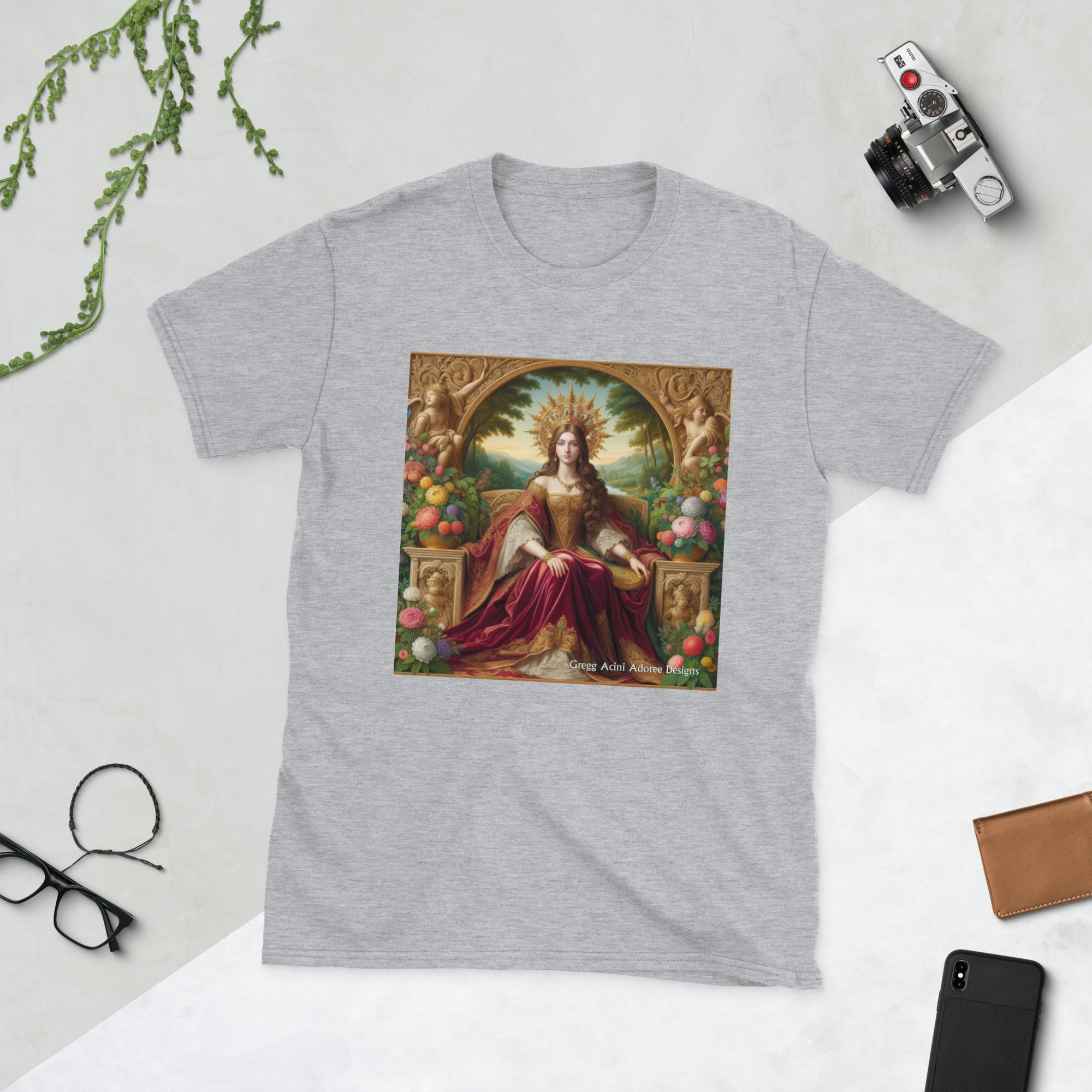 Queen2 Short - Sleeve Unisex T-Shirt - Gregg Acini Adoree Designs - Tee Shirt