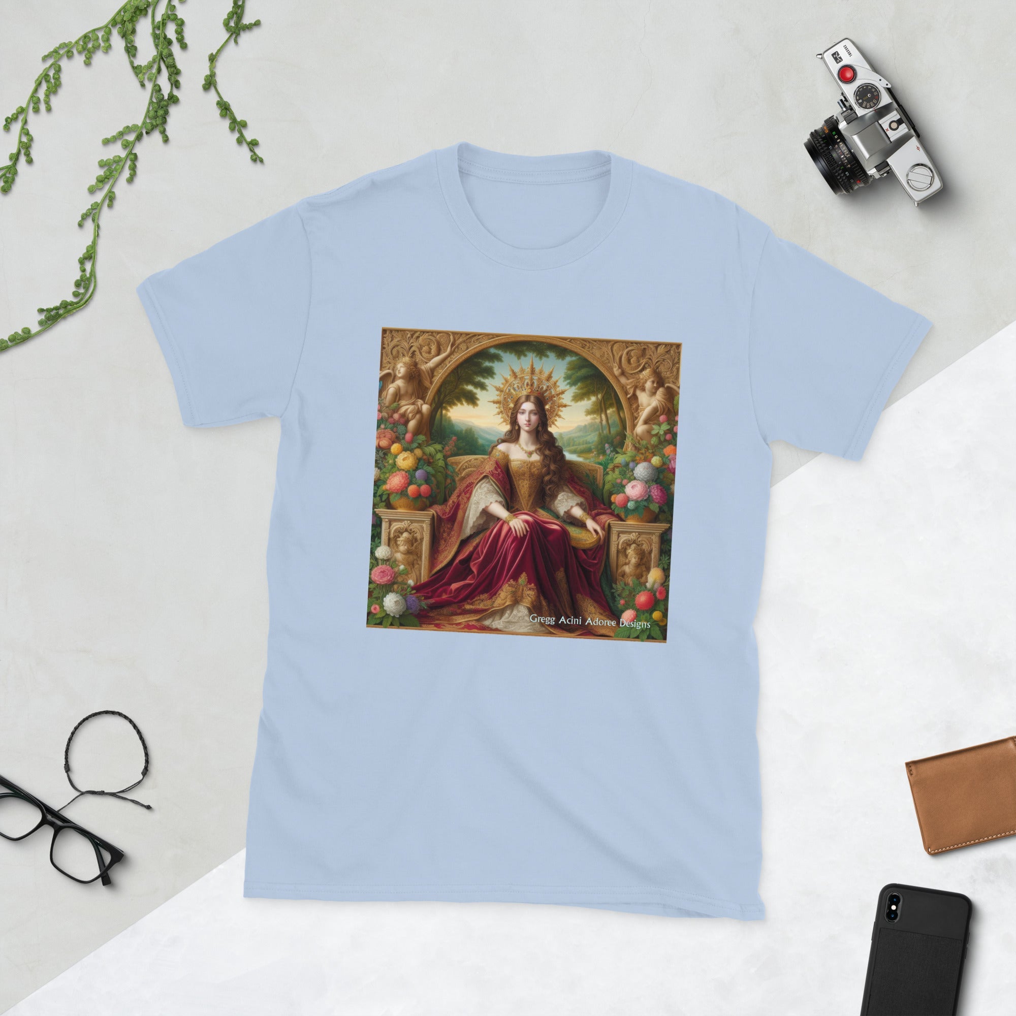 Queen2 Short - Sleeve Unisex T-Shirt - Gregg Acini Adoree Designs - Tee Shirt