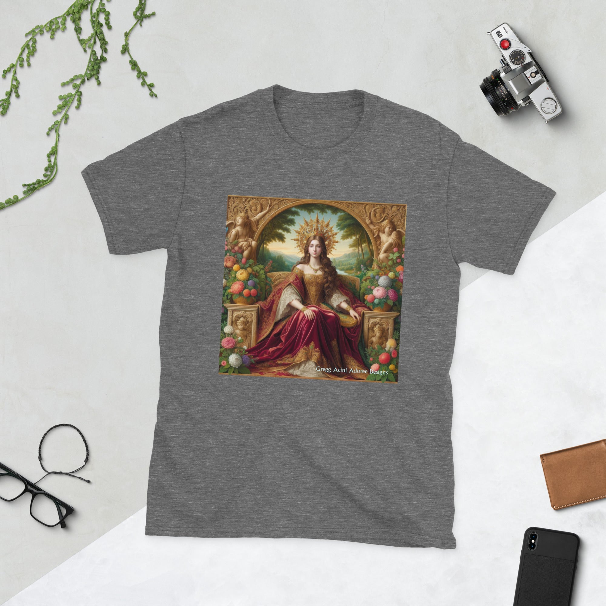 Queen2 Short - Sleeve Unisex T-Shirt - Gregg Acini Adoree Designs - Tee Shirt