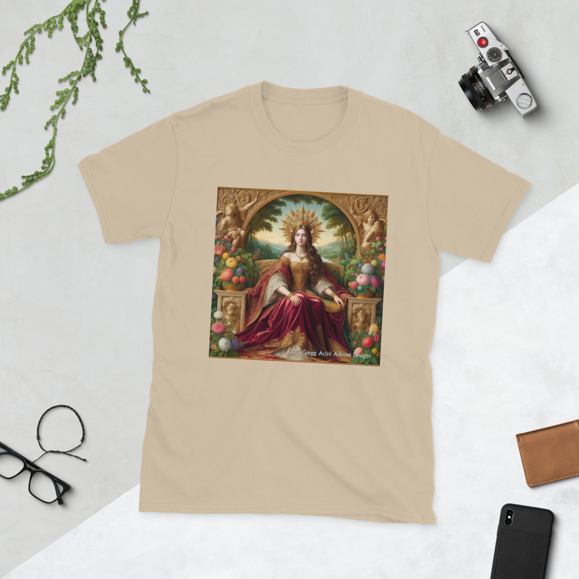 Queen2 Short - Sleeve Unisex T-Shirt - Gregg Acini Adoree Designs - Tee Shirt