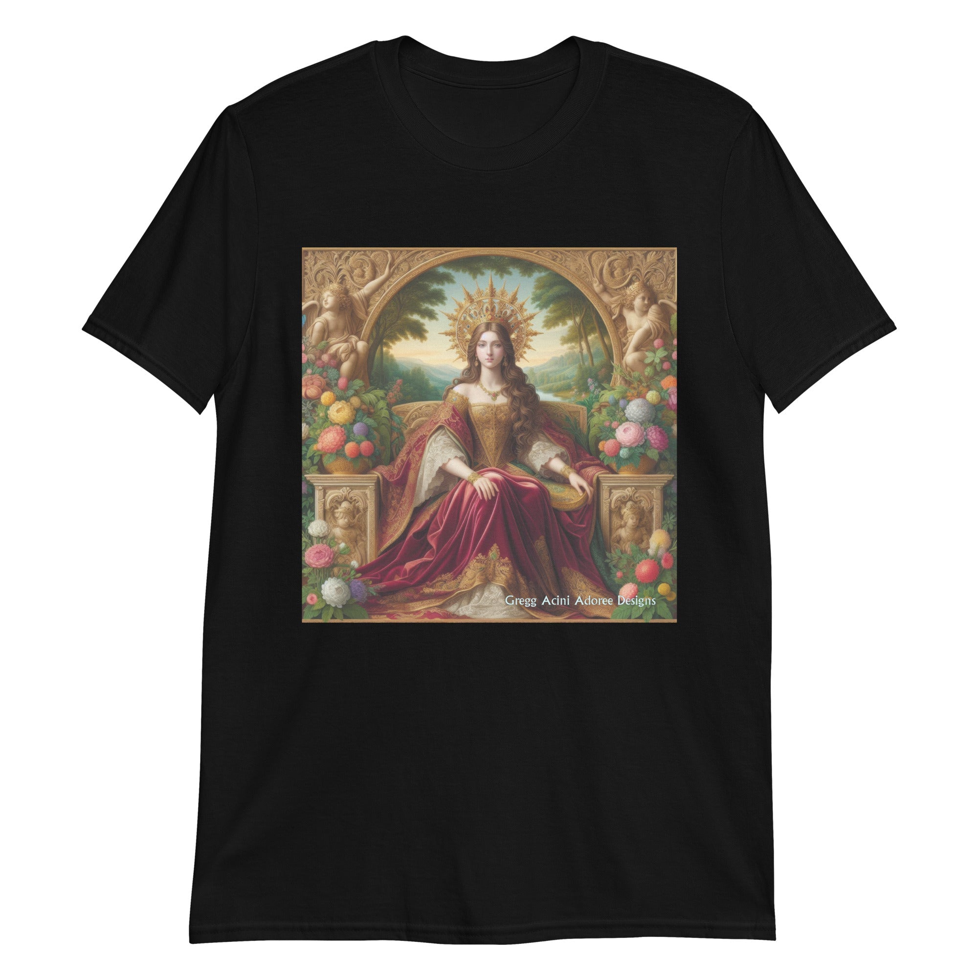 Queen2 Short - Sleeve Unisex T-Shirt - Gregg Acini Adoree Designs - Tee Shirt