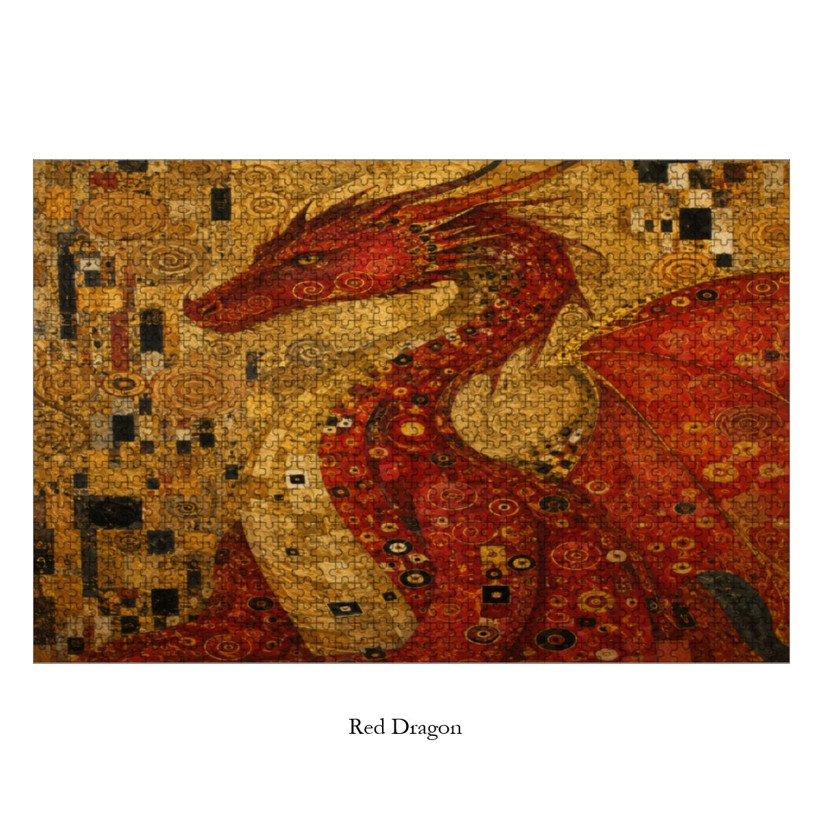 Dragon Art Wooden Jigsaw Puzzle — 1000 Pieces | Multiple Designs