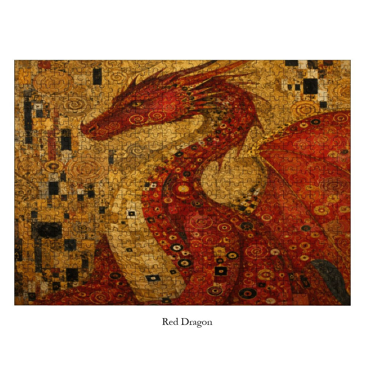 Dragon Art Wooden Jigsaw Puzzle — 500 Pieces | Multiple Designs