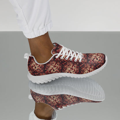Red Hummingbirds Men’s athletic shoes by Gregg Acini Adoree Designs - Gregg Acini Adoree Designs - Shoes