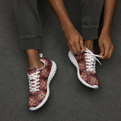 Red Hummingbirds Men’s athletic shoes by Gregg Acini Adoree Designs - Gregg Acini Adoree Designs - Shoes