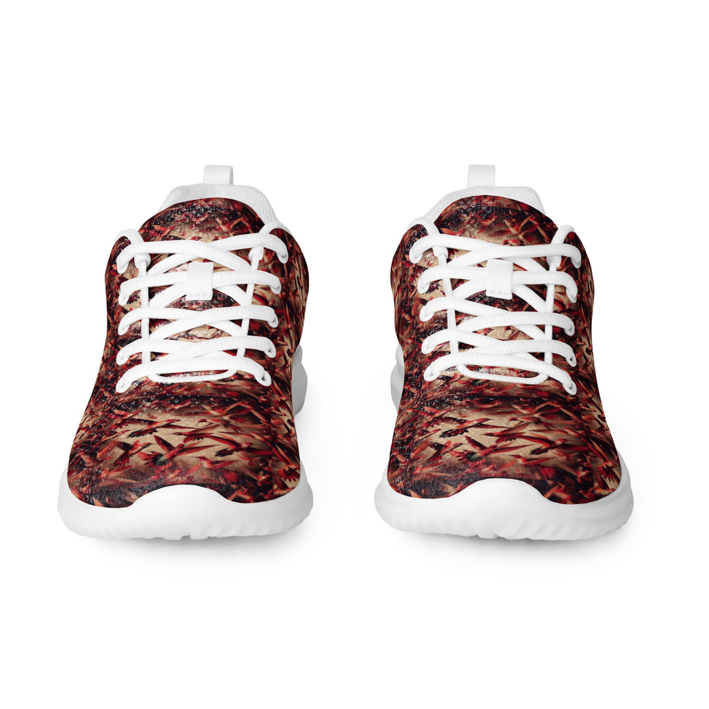 Red Hummingbirds Men’s athletic shoes by Gregg Acini Adoree Designs - Gregg Acini Adoree Designs - Shoes