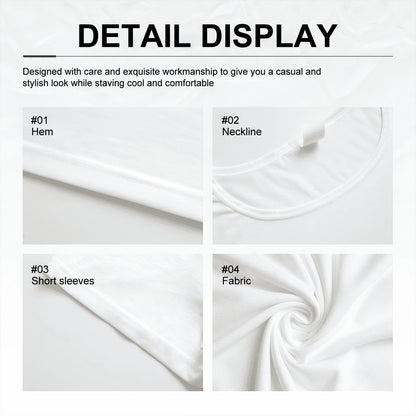 Red Sunset with Crows Women's Loose Short - Sleeve Nightgown - Gregg Acini Adoree Designs - Women's Pajamas