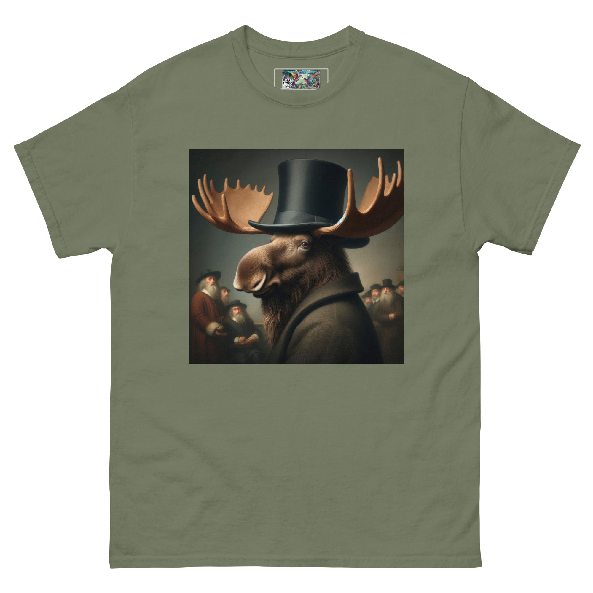 Remby Moose Unisex classic tee by Gregg Acini Adoree Designs - Gregg Acini Adoree Designs - Tee Shirt