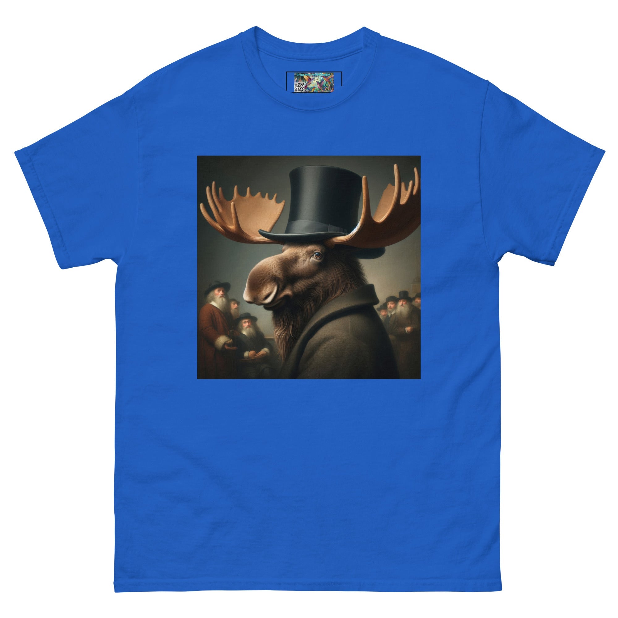 Remby Moose Unisex classic tee by Gregg Acini Adoree Designs - Gregg Acini Adoree Designs - Tee Shirt