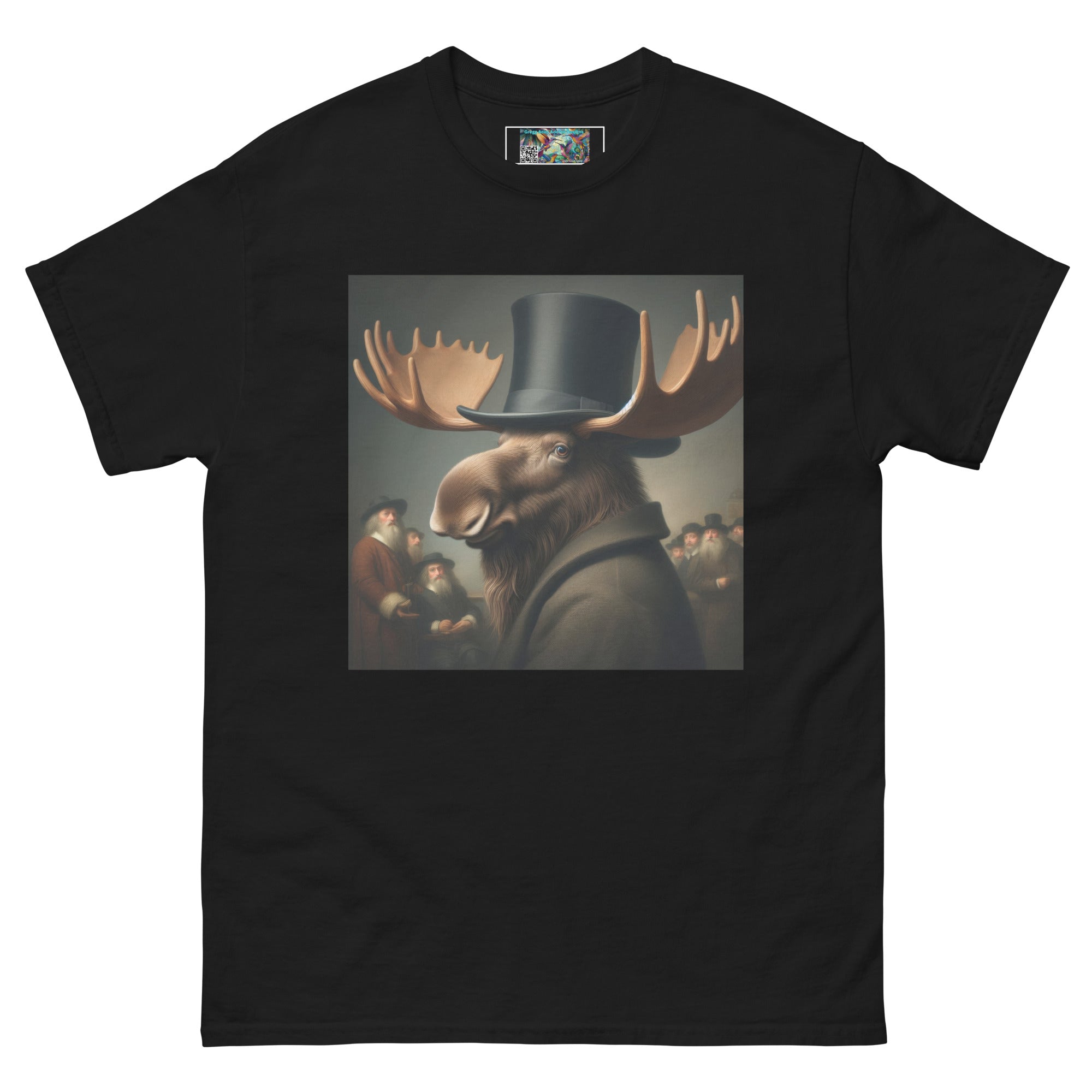 Remby Moose Unisex classic tee by Gregg Acini Adoree Designs - Gregg Acini Adoree Designs - Tee Shirt