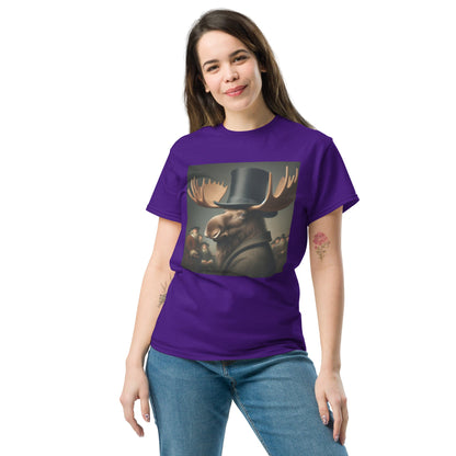 Remby Moose Unisex classic tee by Gregg Acini Adoree Designs - Gregg Acini Adoree Designs - Tee Shirt