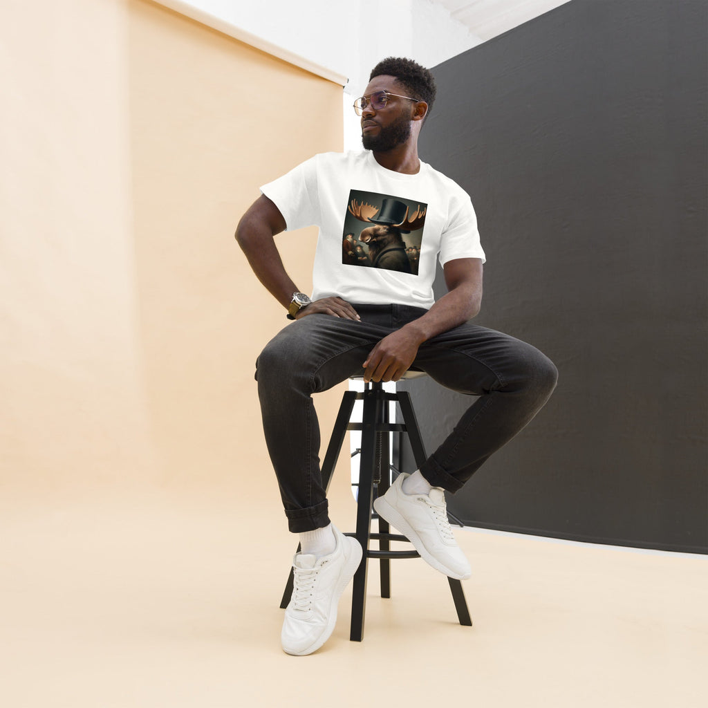 Remby Moose Unisex classic tee by Gregg Acini Adoree Designs - Gregg Acini Adoree Designs - Tee Shirt