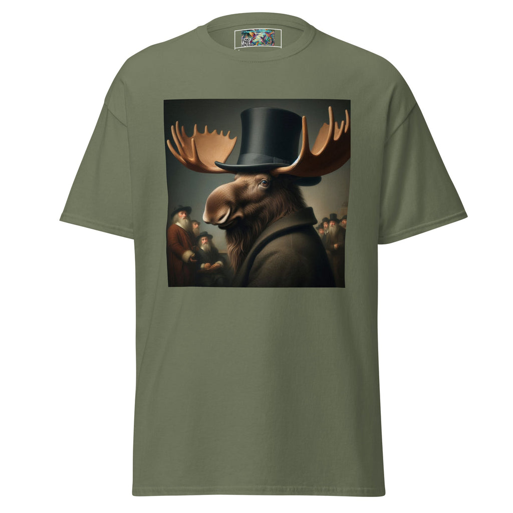 Remby Moose Unisex classic tee by Gregg Acini Adoree Designs - Gregg Acini Adoree Designs - Tee Shirt