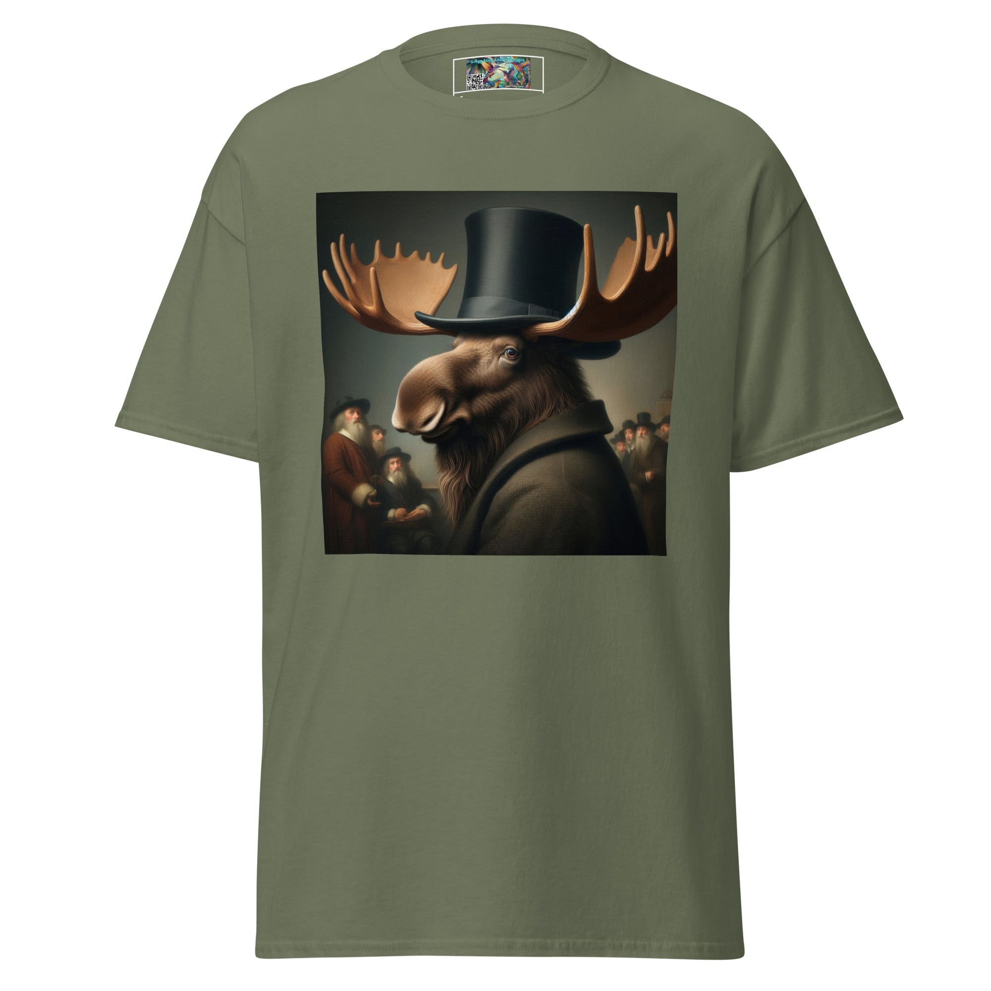 Remby Moose Unisex classic tee by Gregg Acini Adoree Designs - Gregg Acini Adoree Designs - Tee Shirt