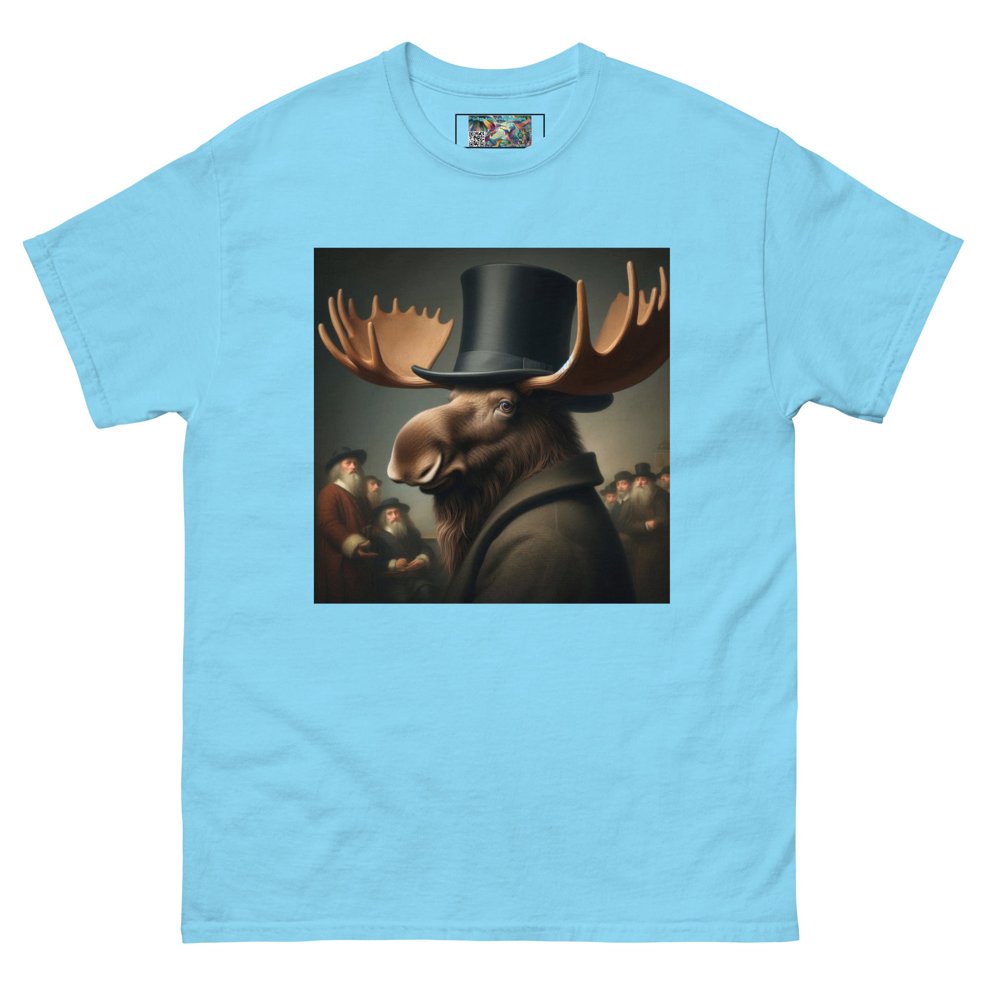 Remby Moose Unisex classic tee by Gregg Acini Adoree Designs - Gregg Acini Adoree Designs - Tee Shirt