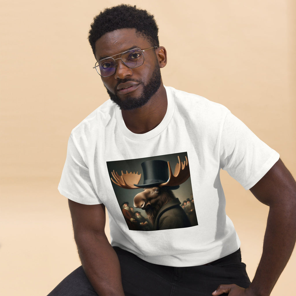 Remby Moose Unisex classic tee by Gregg Acini Adoree Designs - Gregg Acini Adoree Designs - Tee Shirt