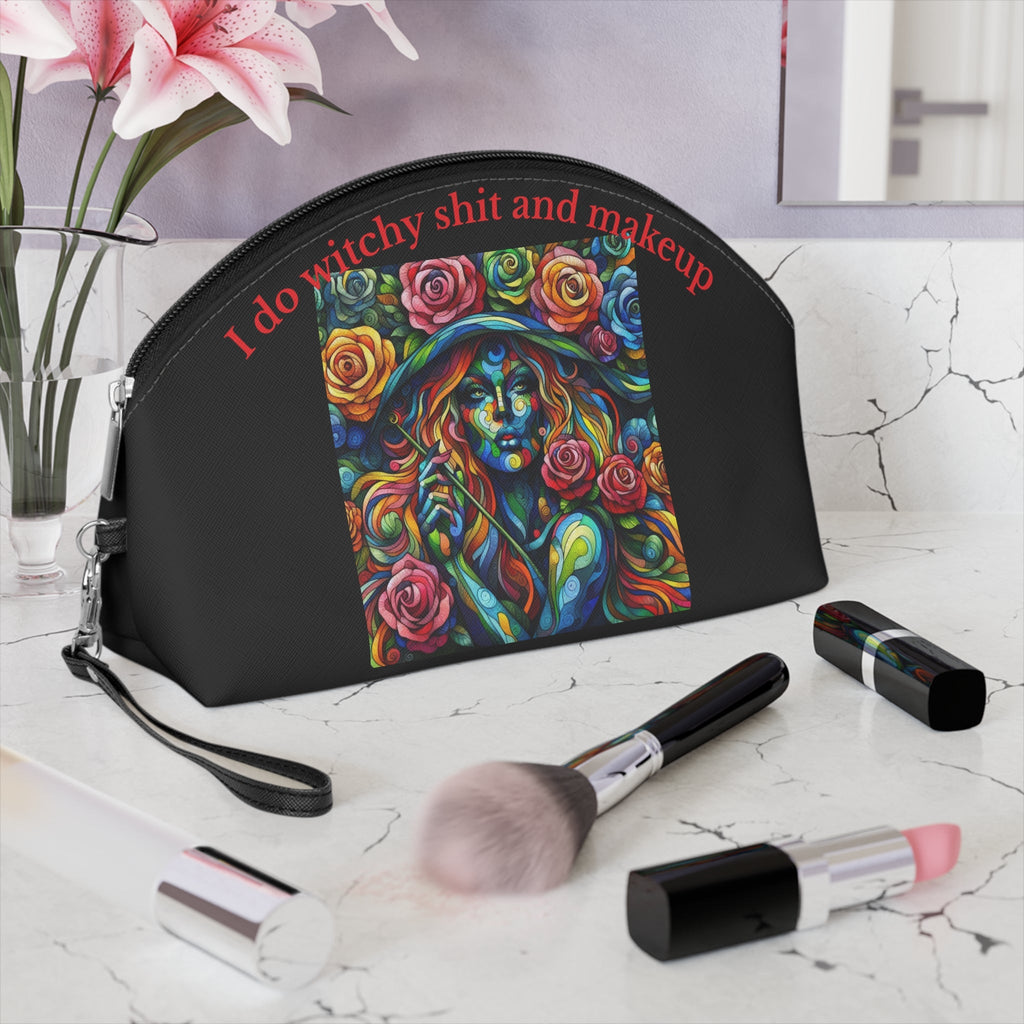 Rose Witch Makeup Bag – Cosmetic Pouch - Gregg Acini Adoree Designs - Bags