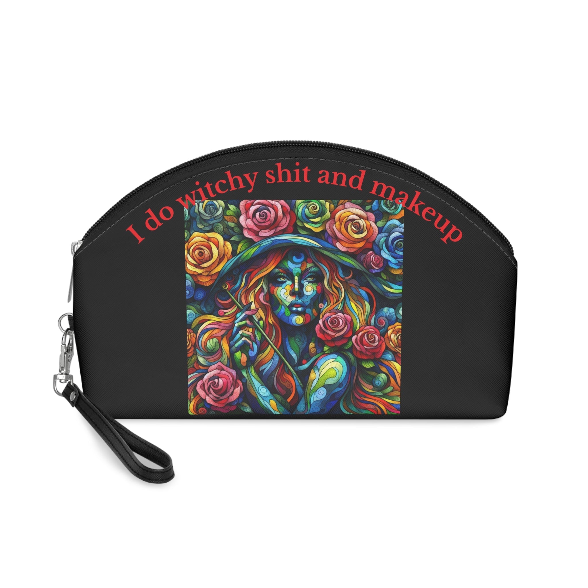Rose Witch Makeup Bag – Cosmetic Pouch - Gregg Acini Adoree Designs - Bags