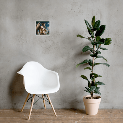 Sculpted Angel Photo paper poster - Gregg Acini Adoree Designs - Art