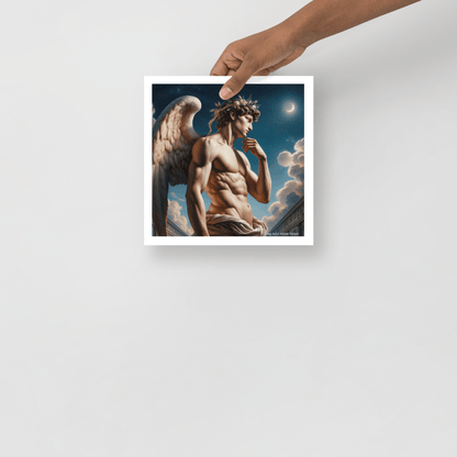 Sculpted Angel Photo paper poster - Gregg Acini Adoree Designs - Art