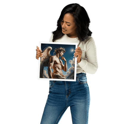 Sculpted Angel Photo paper poster - Gregg Acini Adoree Designs - Art