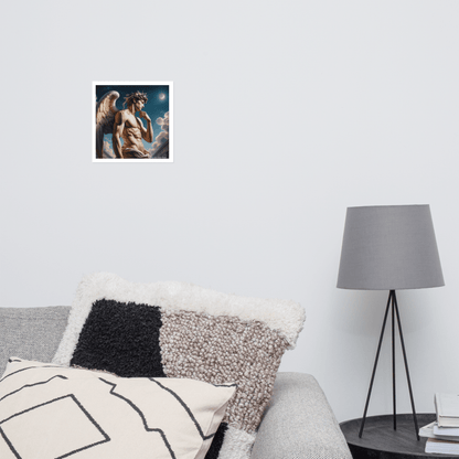 Sculpted Angel Photo paper poster - Gregg Acini Adoree Designs - Art