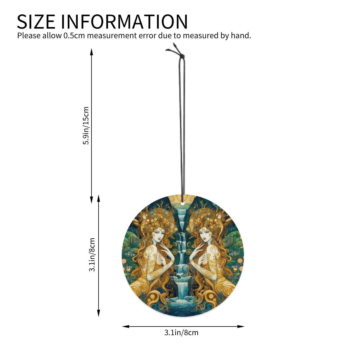 Set 2 - Round Shape Car Air Freshener Cards 6 Pieces - Gregg Acini Adoree Designs - Air Freshener