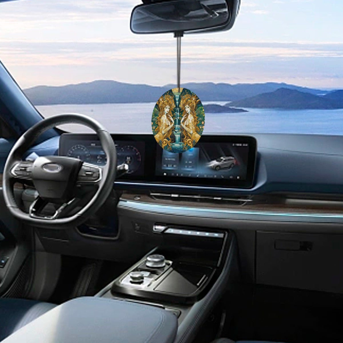 Set 2 - Round Shape Car Air Freshener Cards 6 Pieces - Gregg Acini Adoree Designs - Air Freshener