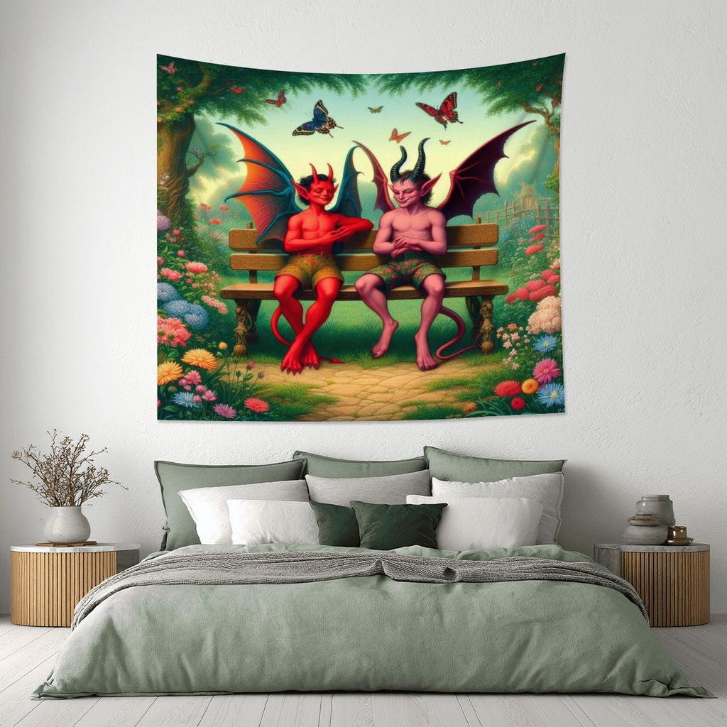 Shenanigans Lightweight Wall Tapestry (Fabric Wall Hanging - USA) - Gregg Acini Adoree Designs - Wall Coverings
