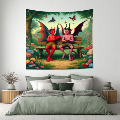 Shenanigans Lightweight Wall Tapestry (Fabric Wall Hanging - USA) - Gregg Acini Adoree Designs - Wall Coverings