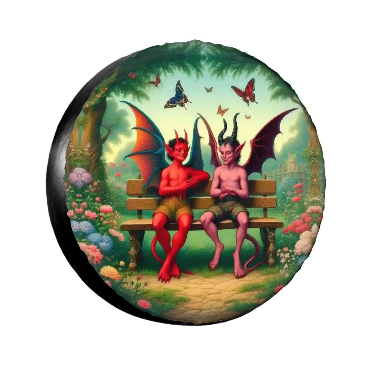 Shenanigans - Thickened Spare Tire Cover - Gregg Acini Adoree Designs - Spare Tire Cover