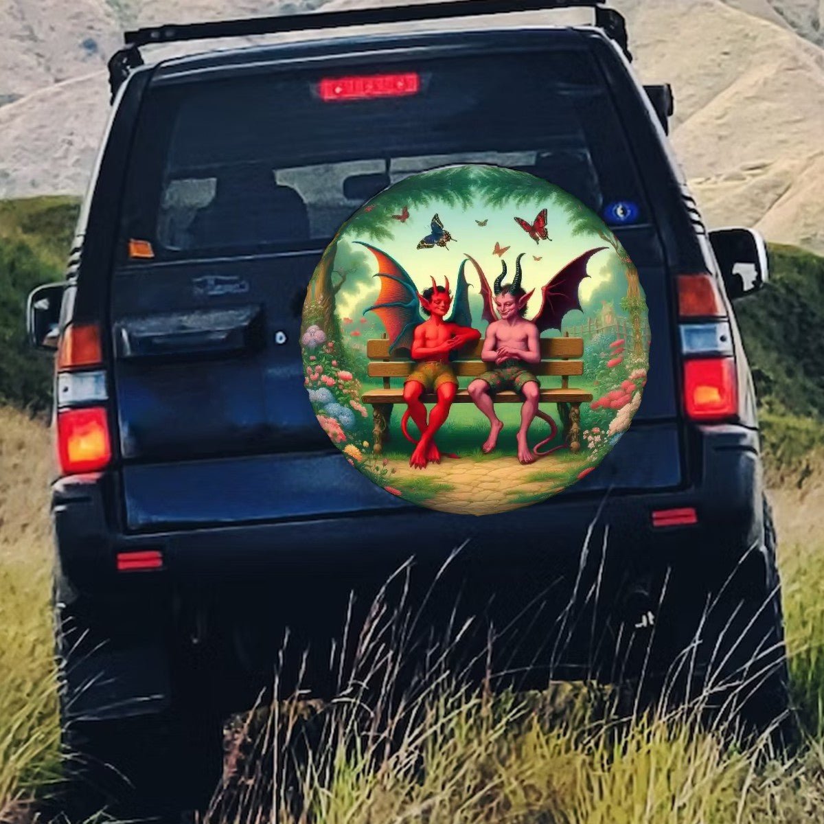 Shenanigans - Thickened Spare Tire Cover - Gregg Acini Adoree Designs - Spare Tire Cover