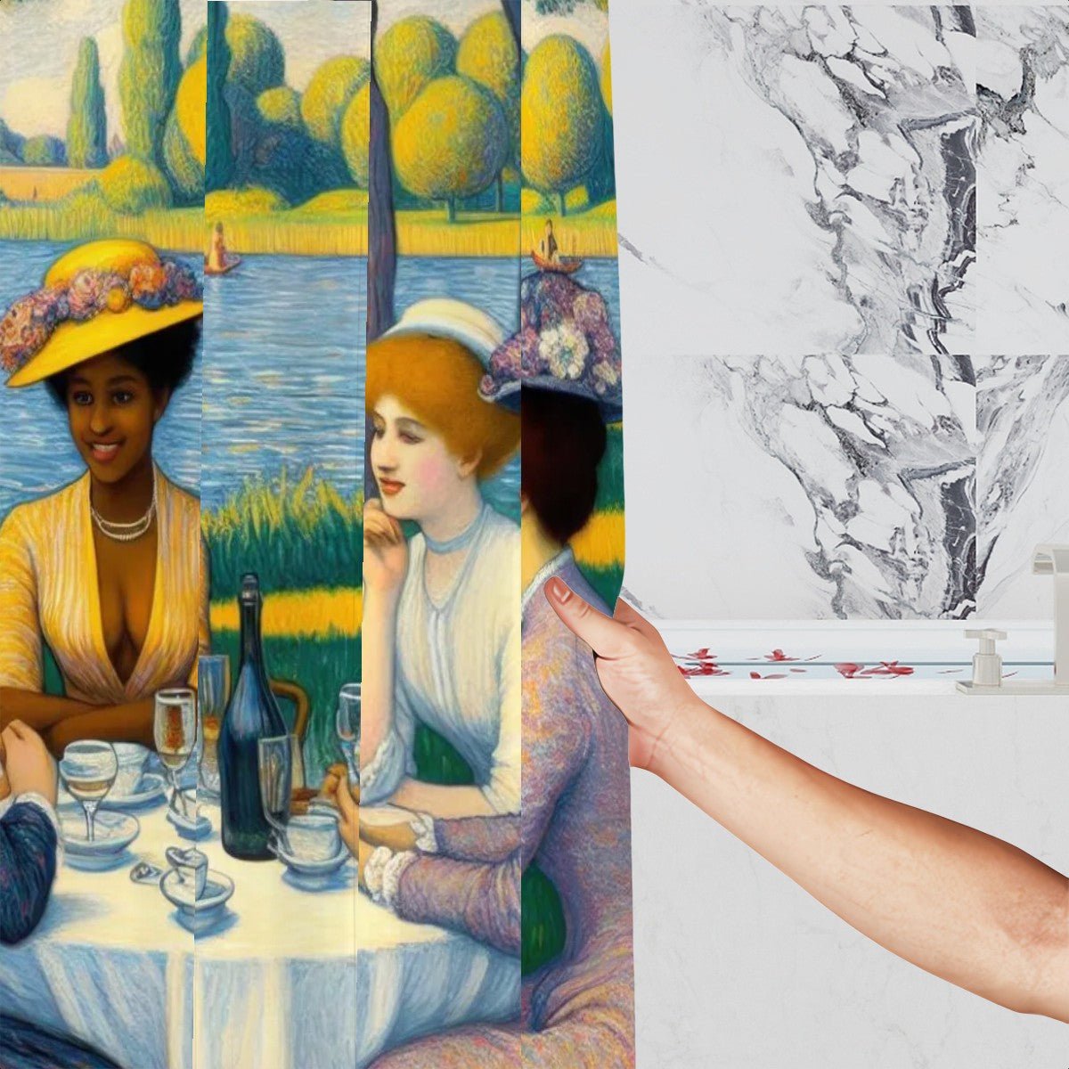 Shower Curtain - Gregg Acini Adoree Designs - shower curtain