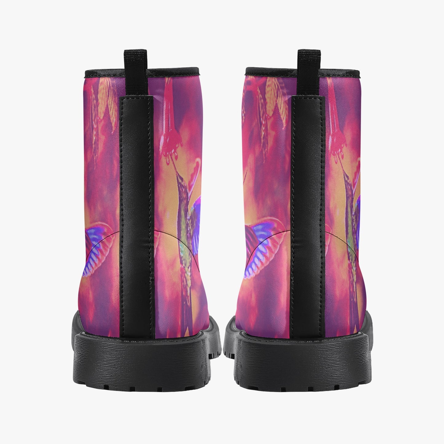 Shrine Hummingbird Trendy Leather Boots - Gregg Acini Adoree Designs - Boots
