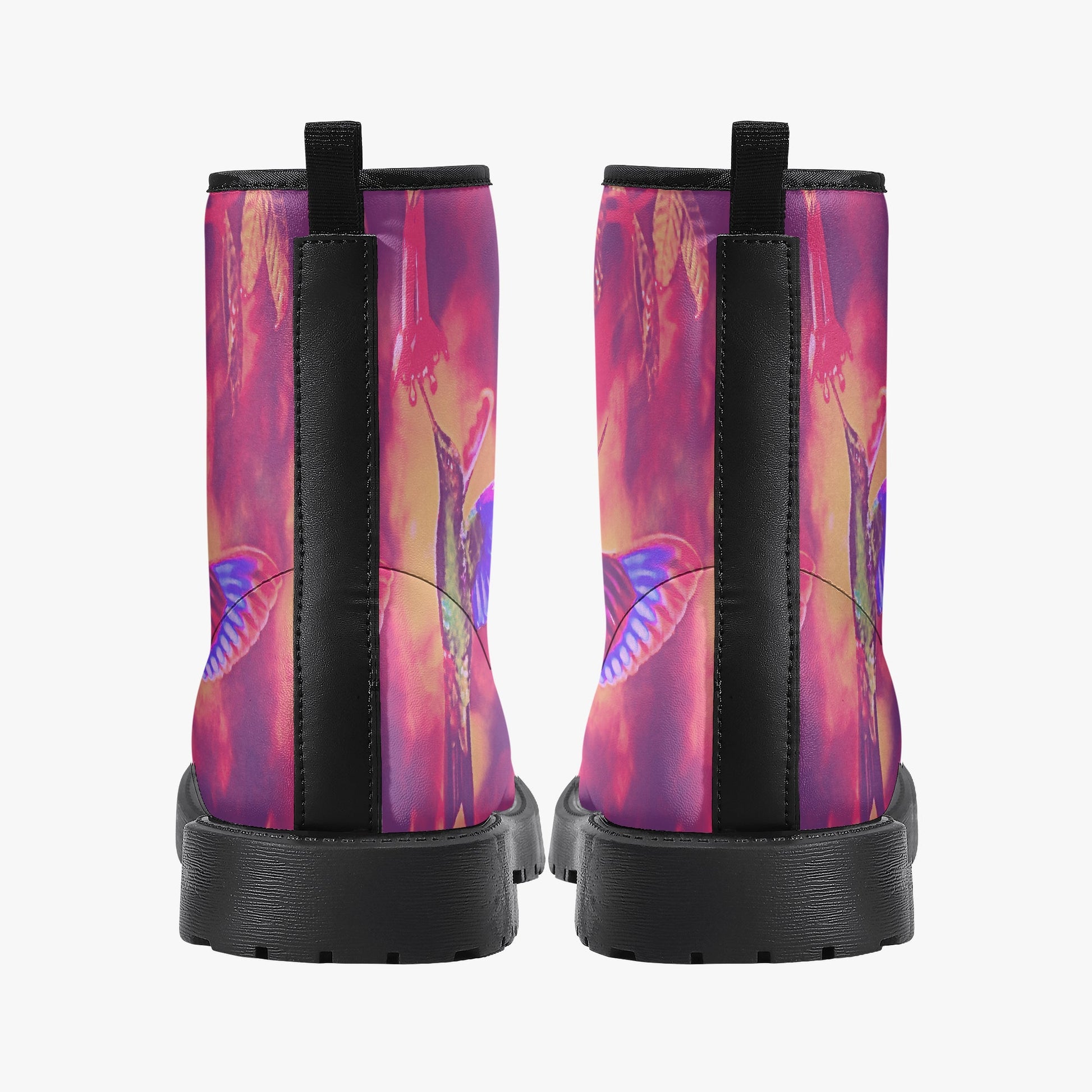 Shrine Hummingbird Trendy Leather Boots - Gregg Acini Adoree Designs - Boots