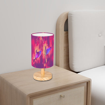 Shrine Hummingbirds Cylindrical Table Lamp 4 - Gregg Acini Adoree Designs - Lamp